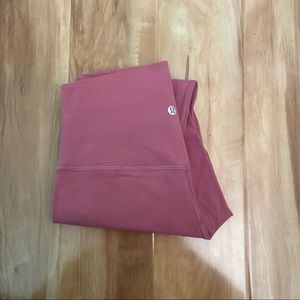 Rosy Pink Lululemon Align Leggings 25” Sz 6